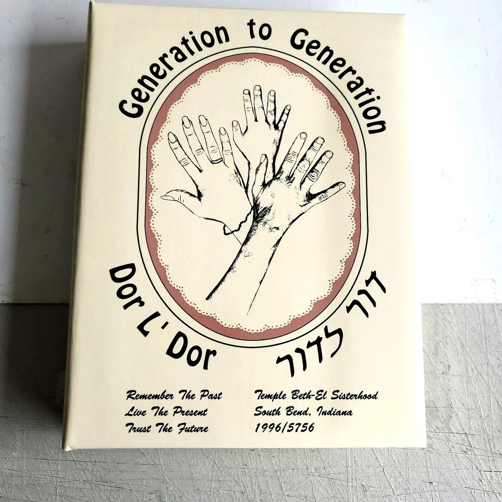 Lot of 4 Jewish Cookbooks Once Upon a Mealtime Generation to Generation rare NOS